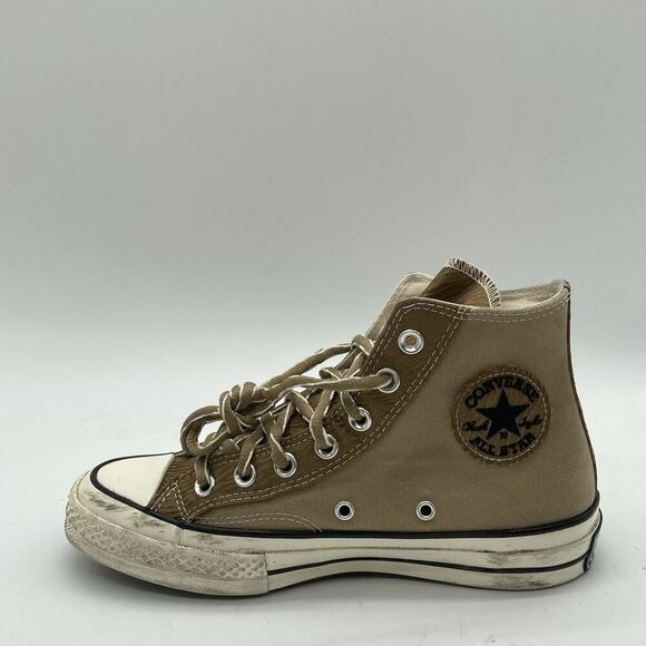Women 7.5 Converse Chuck 70 High Nomad Khaki Egret Brown Sneaker Shoes A03759C - Picture 5 of 11